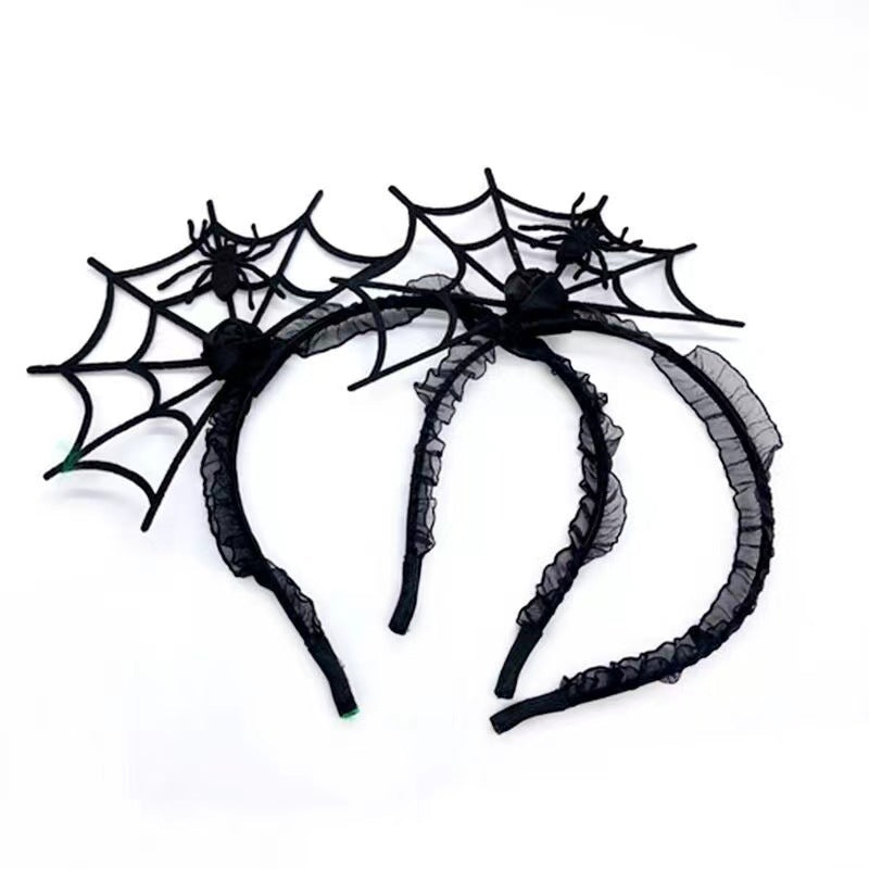 Wholesale   devil funny headband suit creative devil  web wizard hat four-piece set