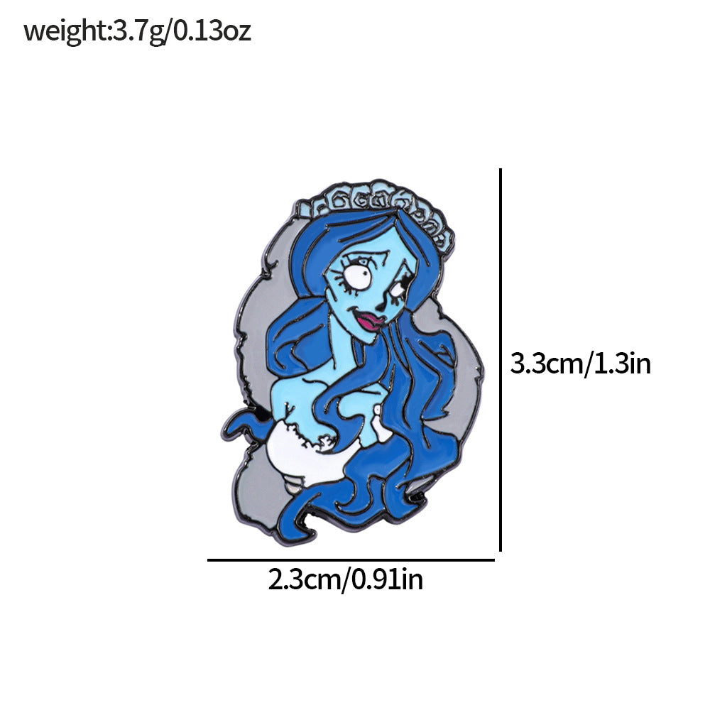 Wholesale Halloween cute cartoon metal brooch