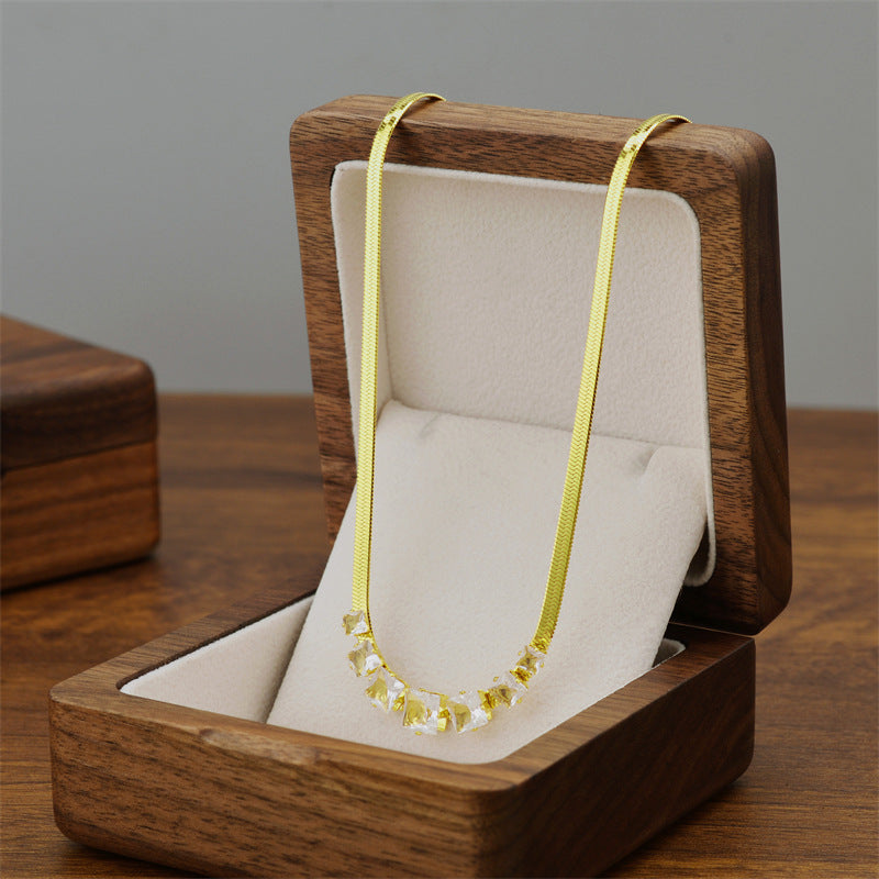 Wholesale Titanium Steel Luxury Necklace ACC-NE-Quanx003