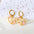 Wholesale Luxury Cut Out Stainless Steel 26 English Letter Earrings