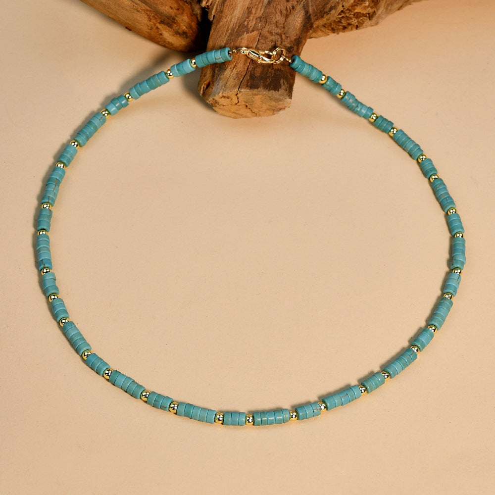 Wholesale  Turquoise Necklace Collarbone Chain Accessories