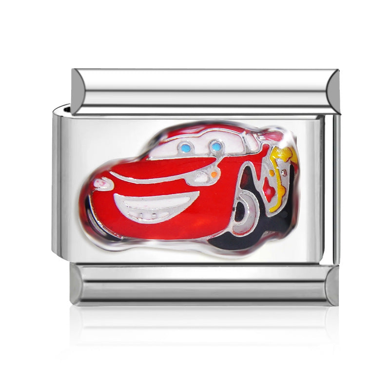 Wholesale Italian Charm Bracelet 9mm DIY Splicing Cute Creative Stainless Steel Composable Bracelet