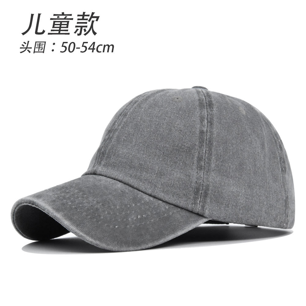 Wholesale Retro Parent-child Solid Color Baseball Cap ACC-HT-YMX012