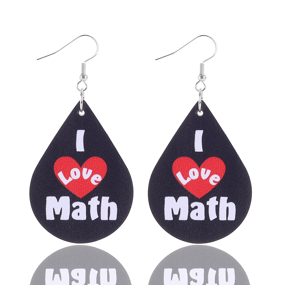 Wholesale  School Season Teacher's Day Apple Pencil Rocket Books  Water Drops Wooden Earrings