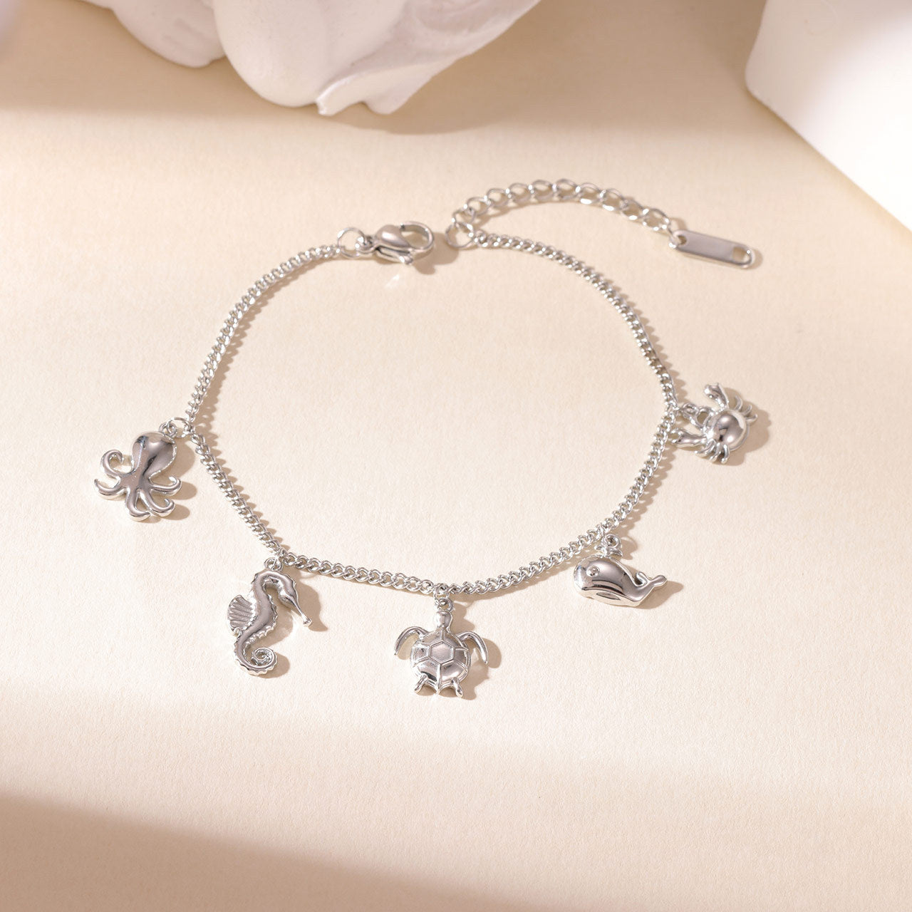 Wholesale Cute Cartoons Adjustable Titanium Steel Bracelet