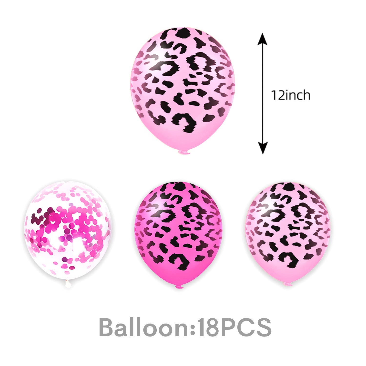 Wholesale Pink leopard theme birthday party tableware arrangement disposable paper towels and cups