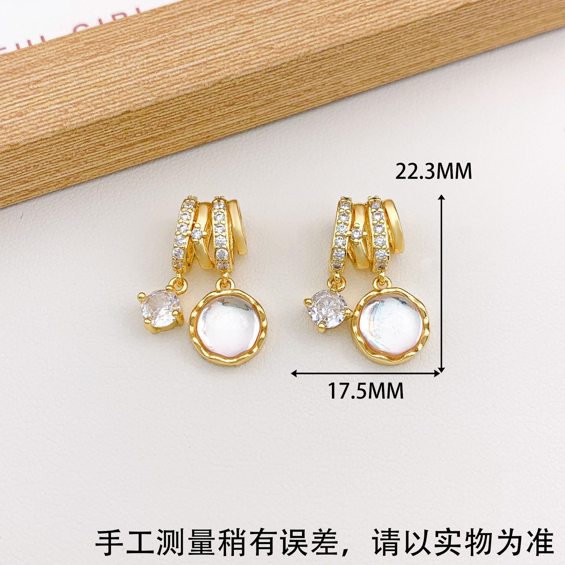Wholesale Pendant Square Heart Micro-Paved Zircon DIY Jewelry