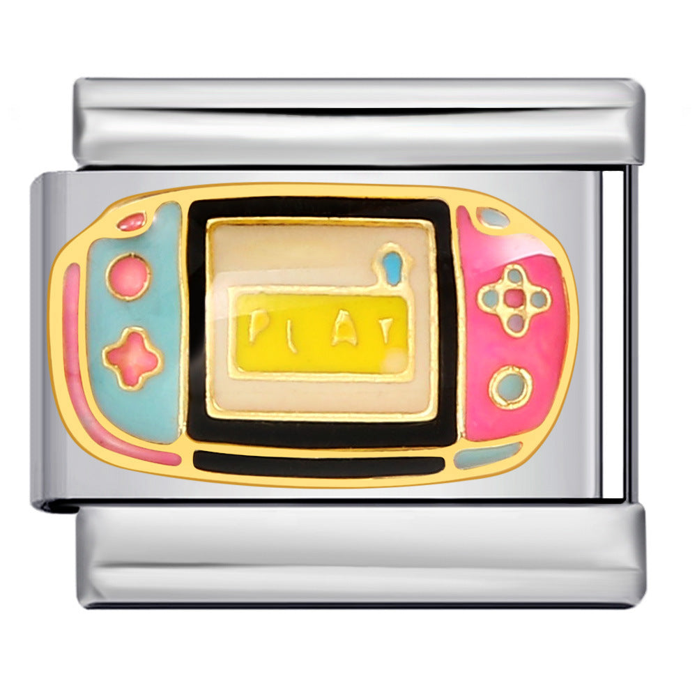 Wholesale Italian Charm Bracelet 9mm DIY Splicing Removable Childhood Toy Stainless Steel Composable Bracelet