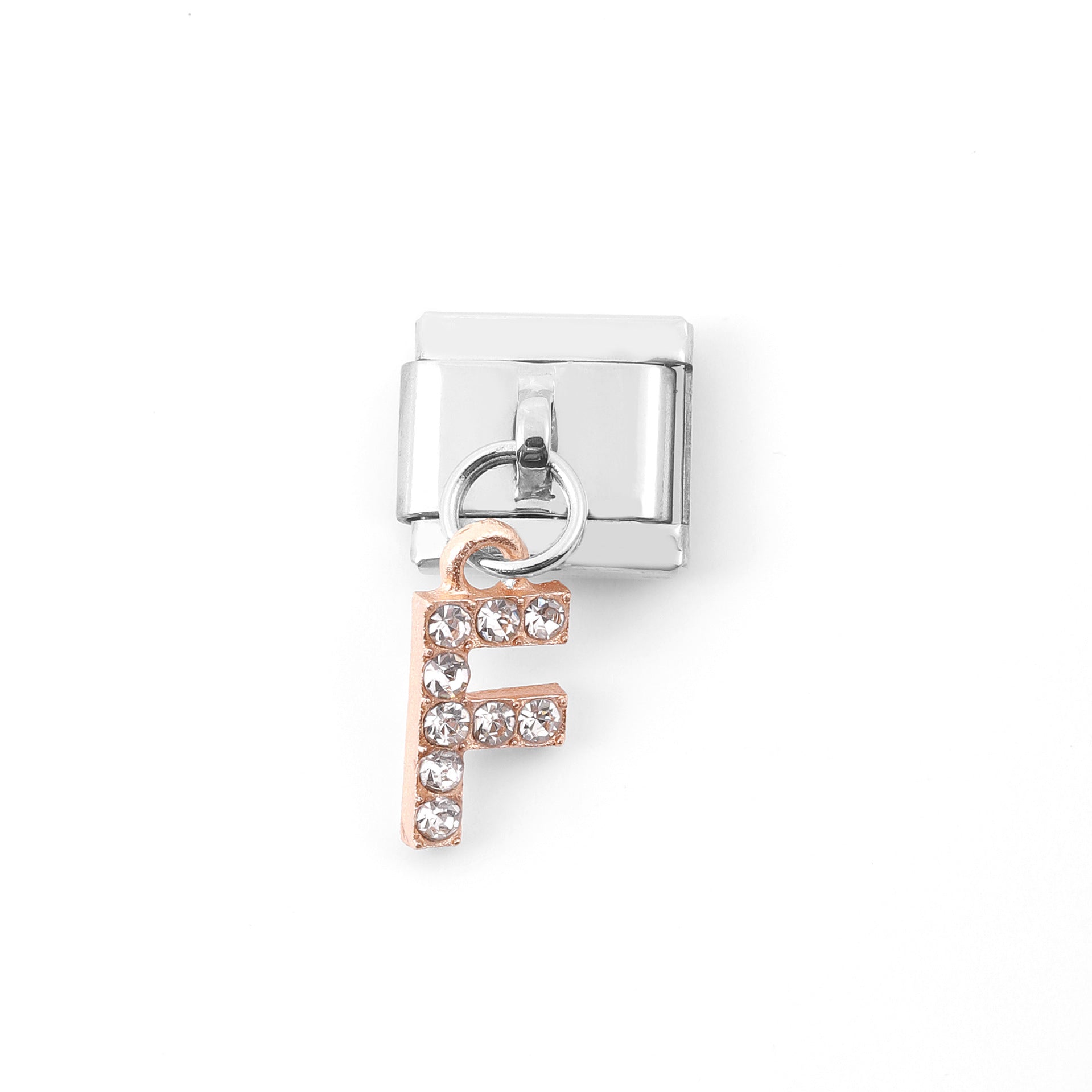 Wholesale 2pcs Italian Charm Bracelet 9mm DIY Spliced Removable Stainless Steel Letters Composable Bracelet ACC-BT-XY027