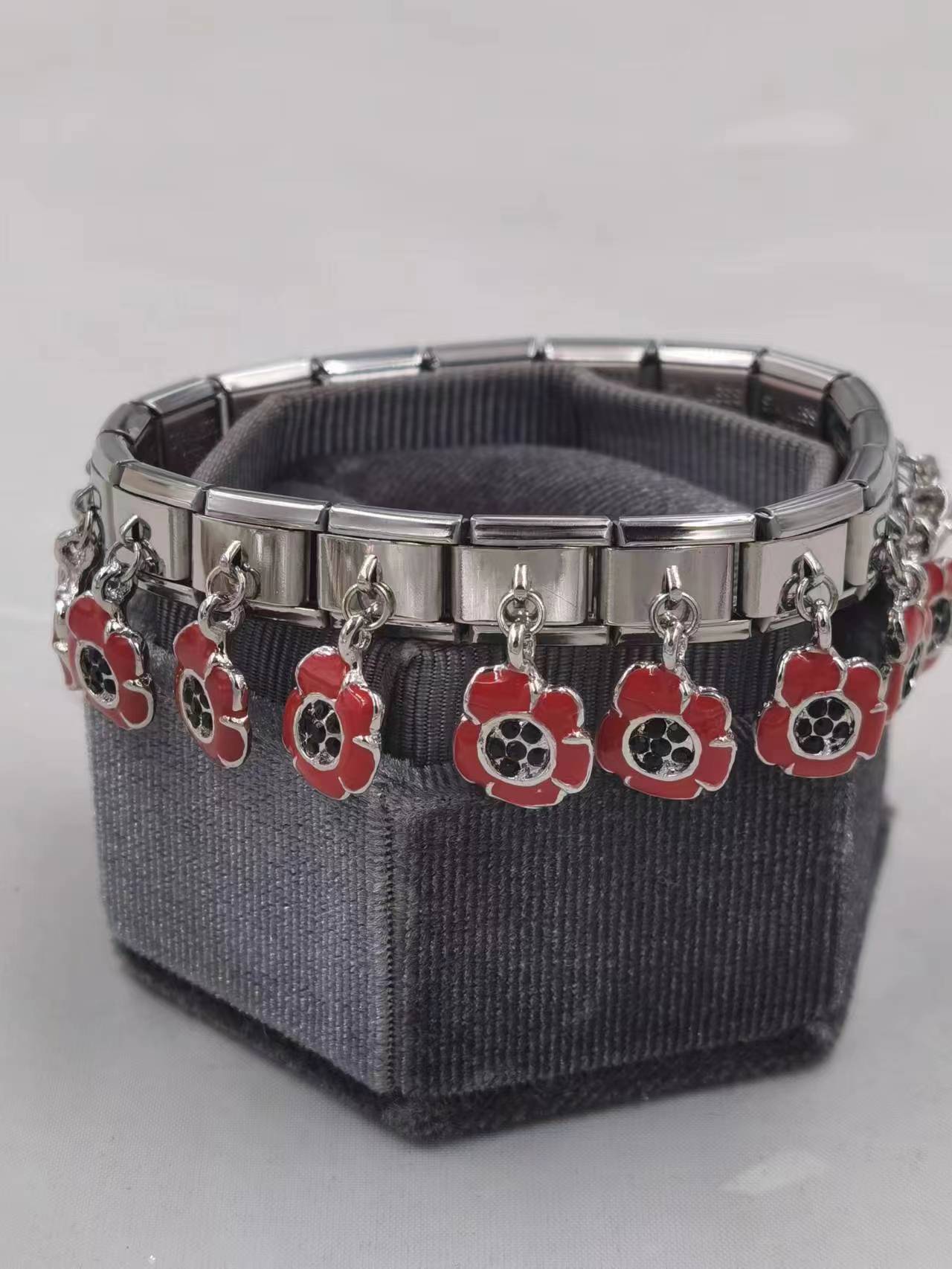 Wholesale Italian Charm Bracelet Charm Module Stainless Steel Bracelet 9mm DIY Pattern Free Stitching Detachable Composable Bracelet ACC-BT-XY001