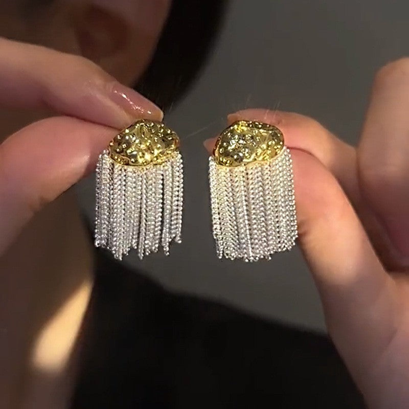 Wholesale matal tassel  earrings
