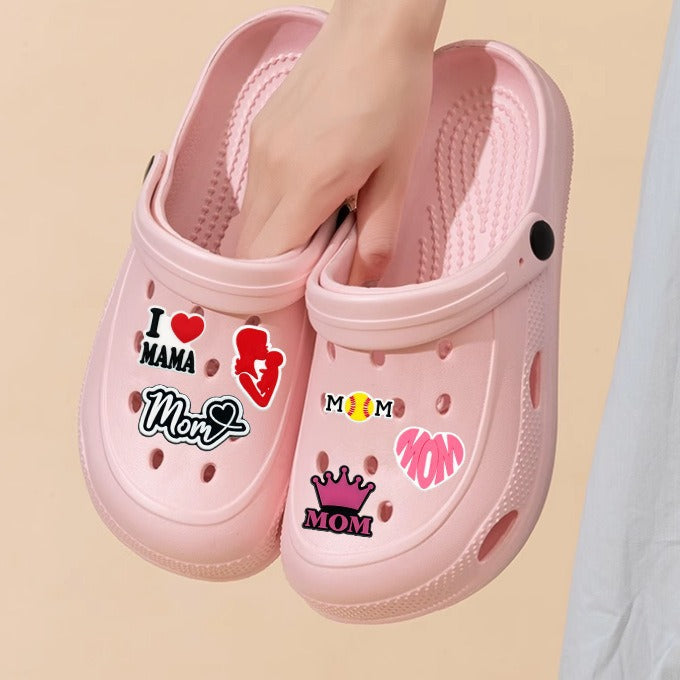 Wholesale 100pcs Random Father's Day Mother's Day Shoes Accessories Shoes Charms