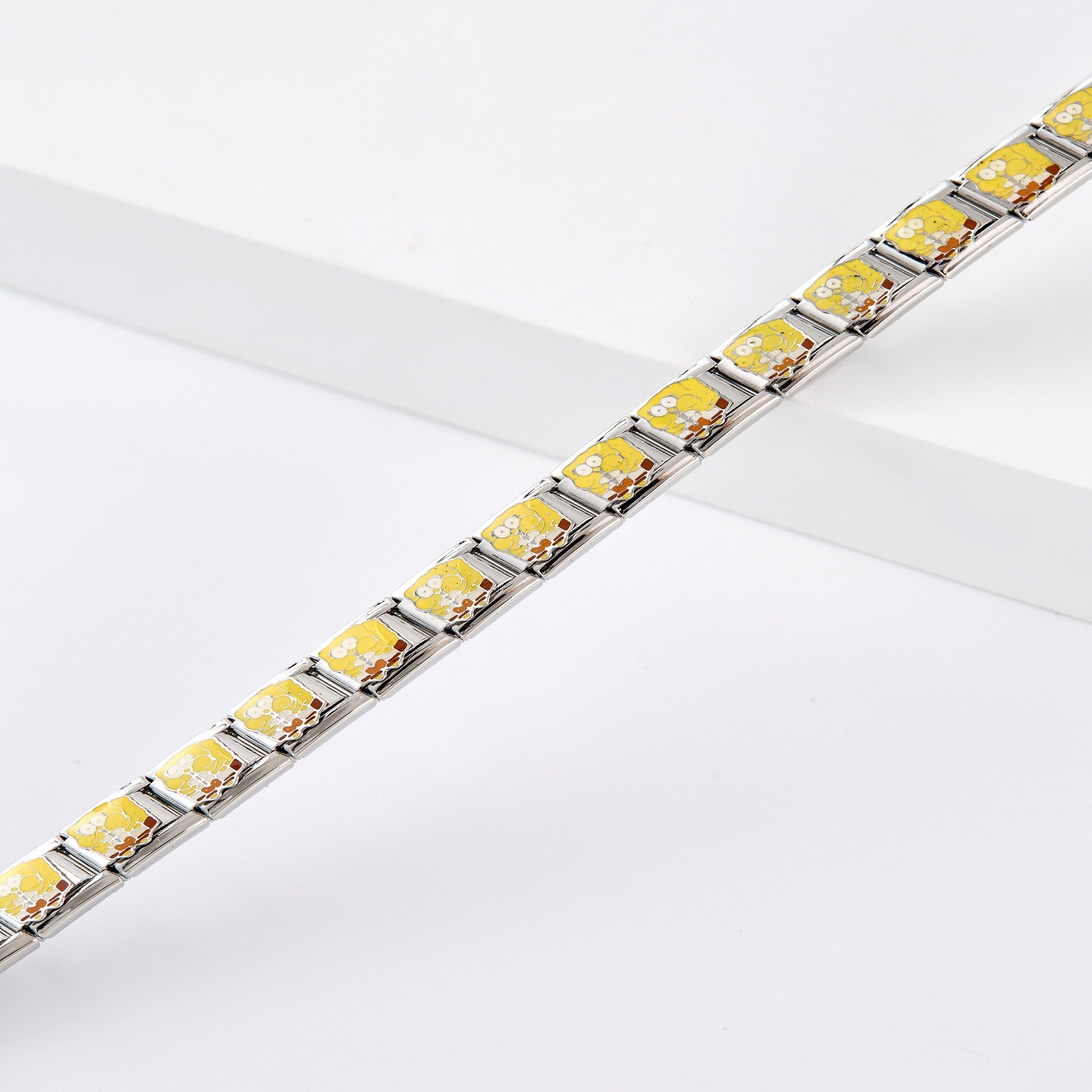 Wholesale Italian Charm Bracelet 9mm DIY Splicing Removable Stainless Steel Cartoon Composable Bracelet ACC-BT-XY041