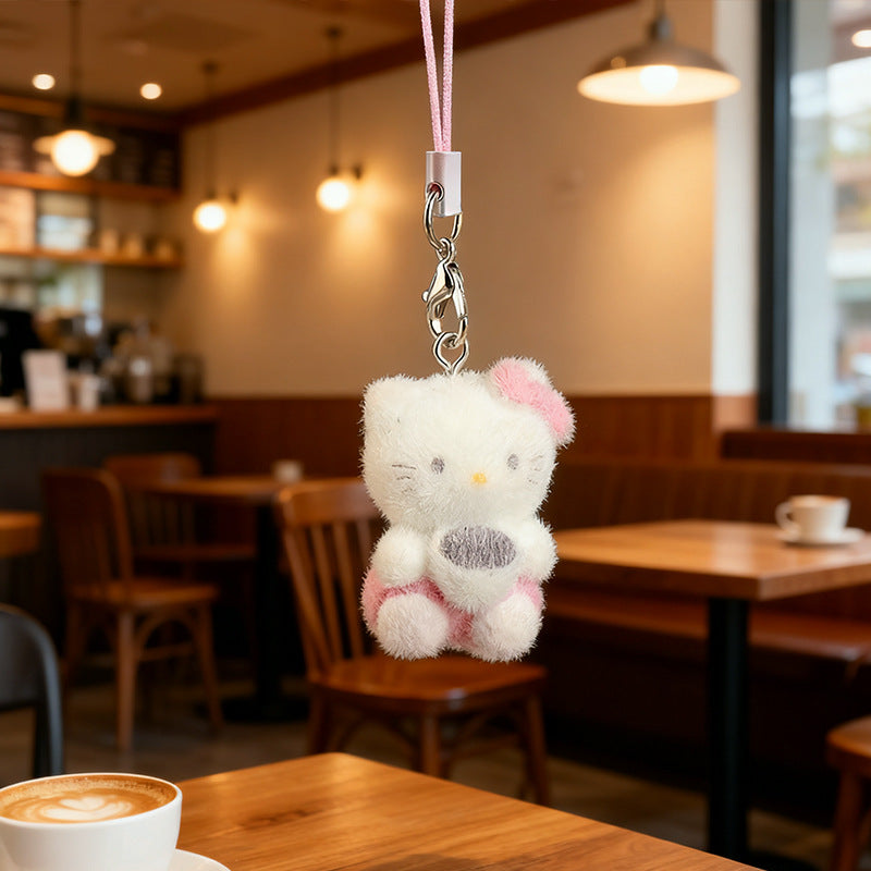 Wholesale 3D Cute Cartoon characters Plush Keychain