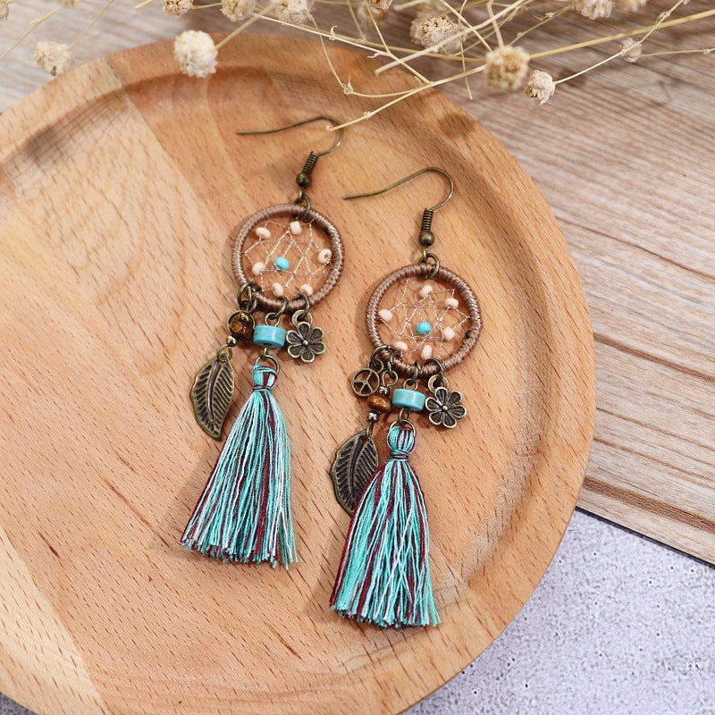 Wholesale Vintage Bohemian Ethnic Style Earrings ACC-ES-Luox004