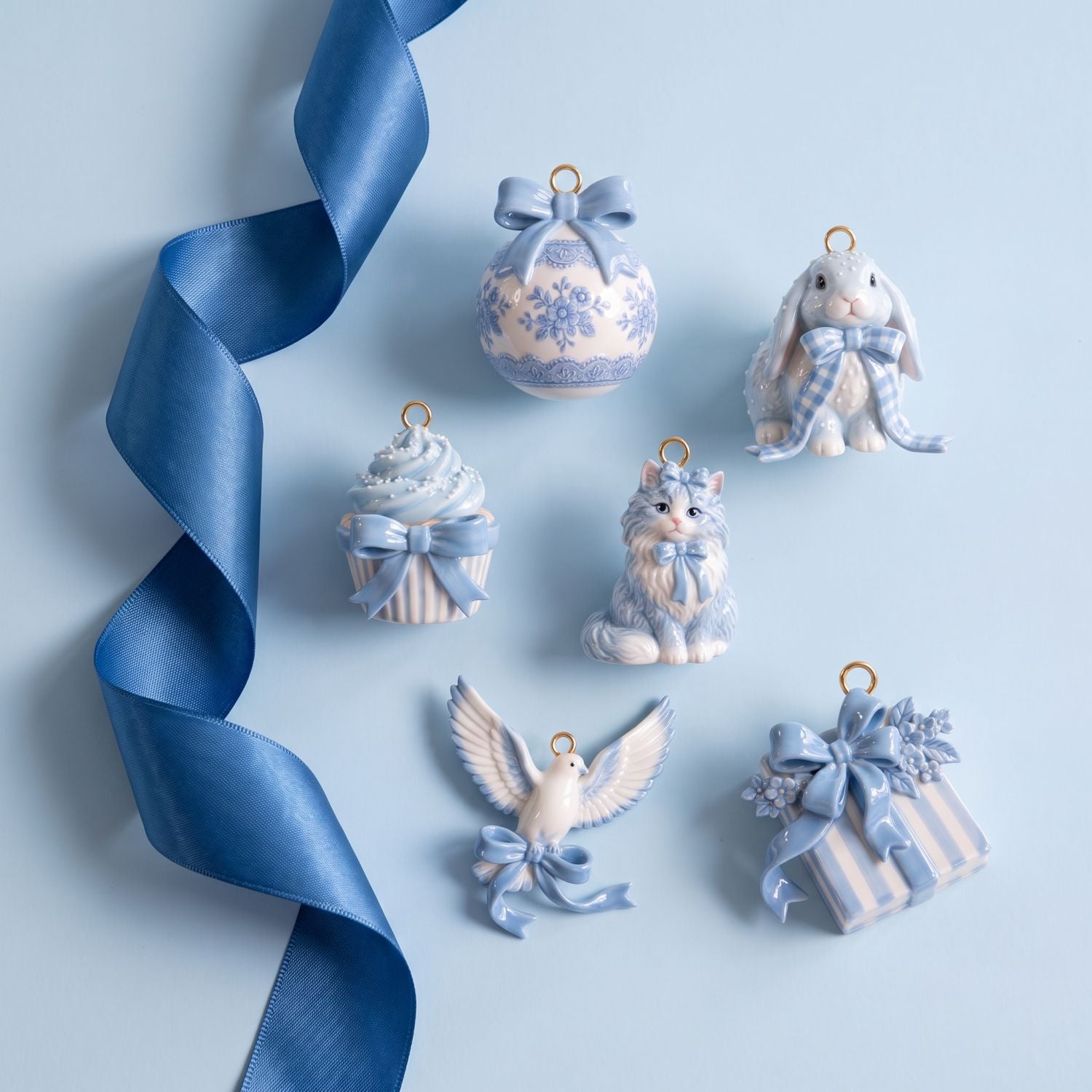 Wholesale Stylish Blue Animal Pendant Copper Gold Plated DIY Charm Jewelry Accessory For Women Resale
