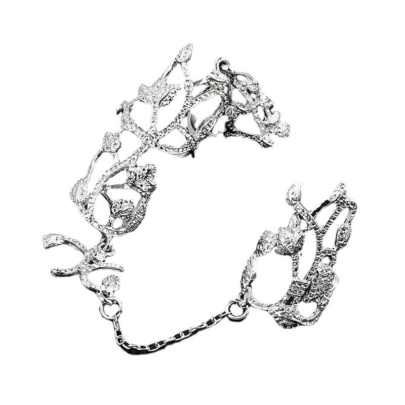 Wholesale gold alloy one-piece personality rings