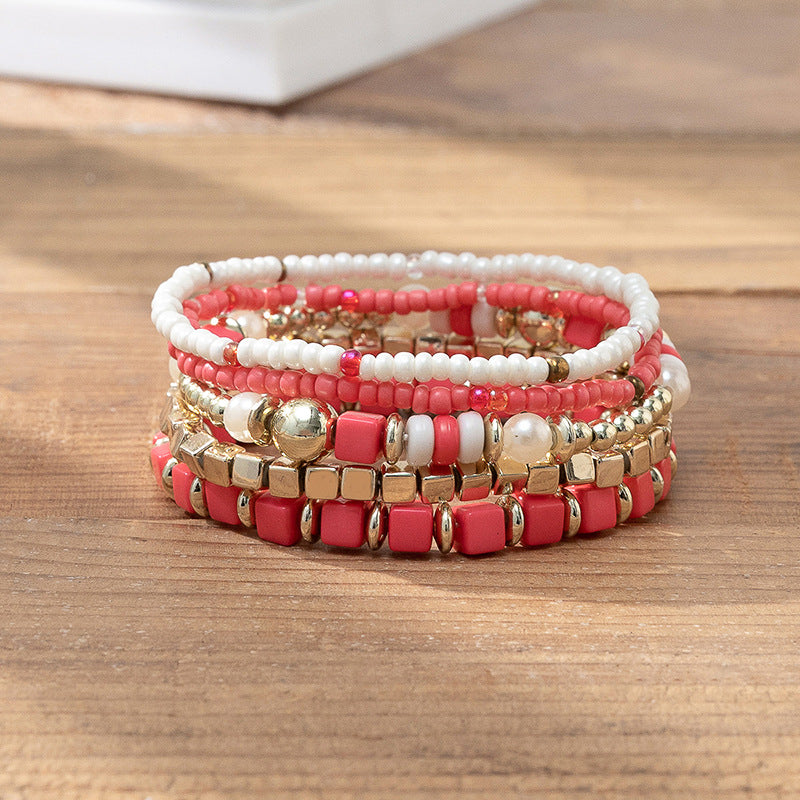 Wholesale Bohemian Stacked Bracelet