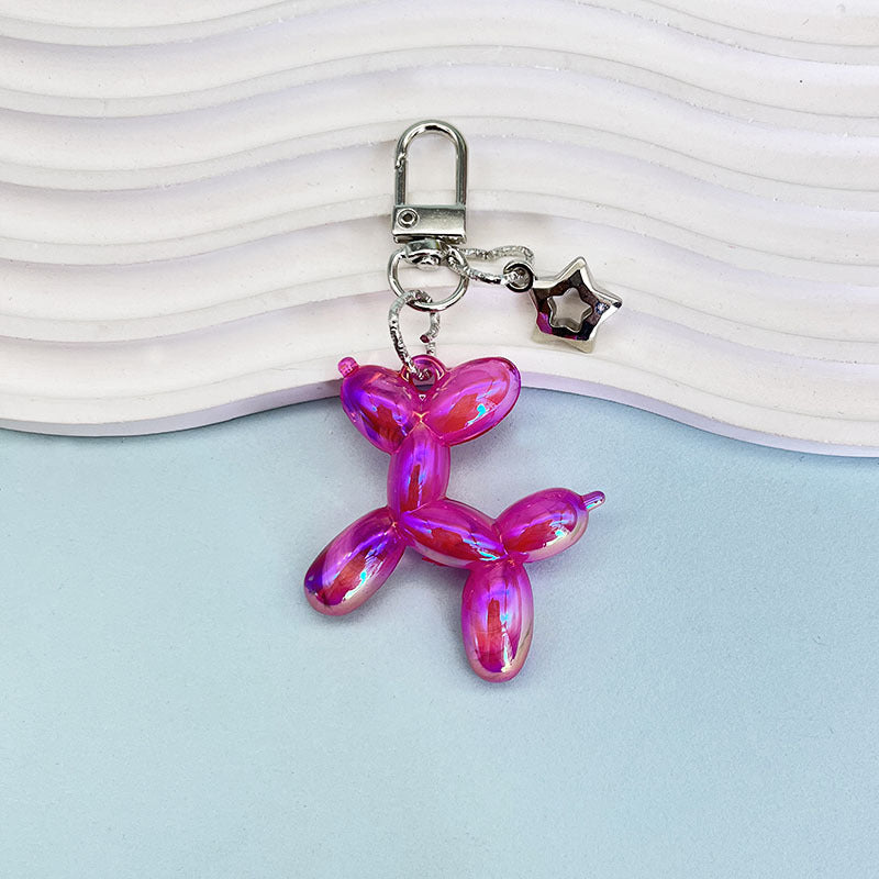 Wholesale Acrylic  Balloon Dog Keychains