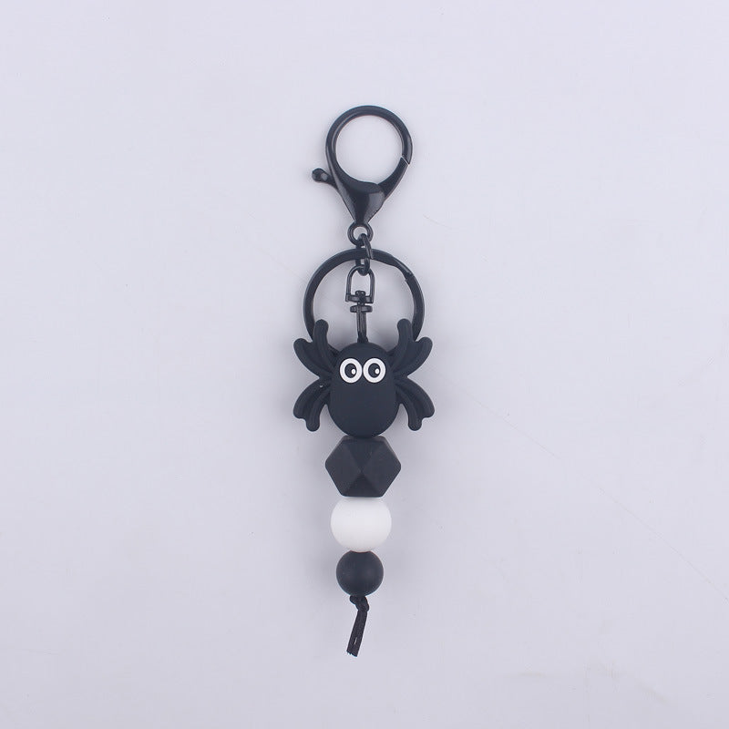 Wholesale Cartoon Halloween Silicone Beaded Keychain ACC-KC-GuangTian081