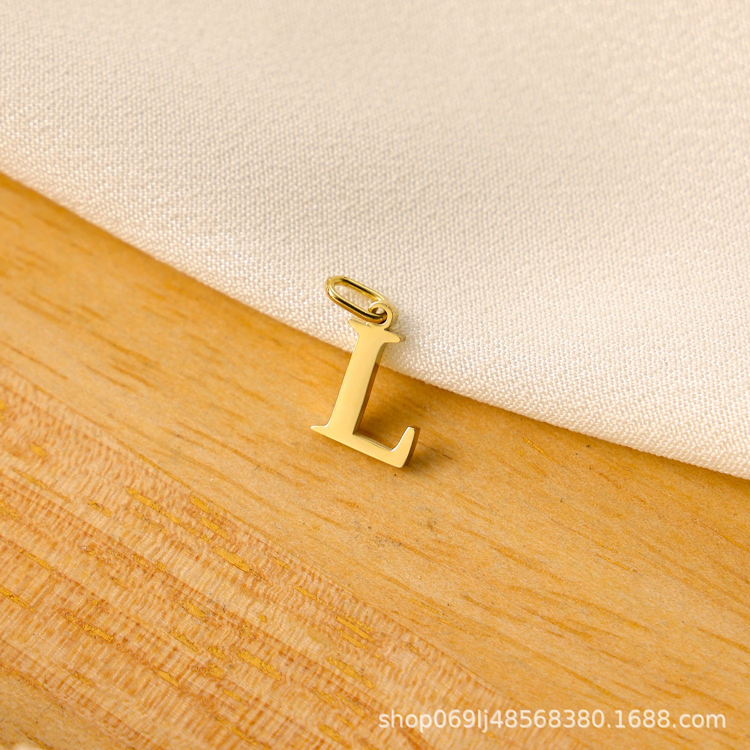 Wholesale Titanium steel letter pendant