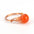 Wholesale hand-woven red agate bead ring