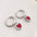 Wholesale Valentine's Day Retro Love Heart Full Diamond Circle Titanium Steel Earrings