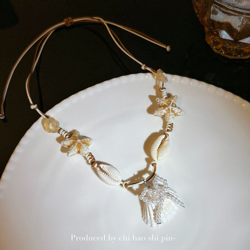 Wholesale shell beaded necklace