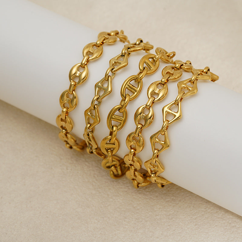 Wholesale Infinity Symbol Stainless Steel Bracelet - Fashion Accessory for Everyday Wear
