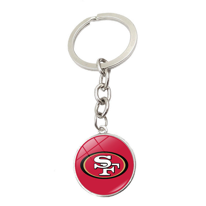 Wholesale Football Team Logo Keychain