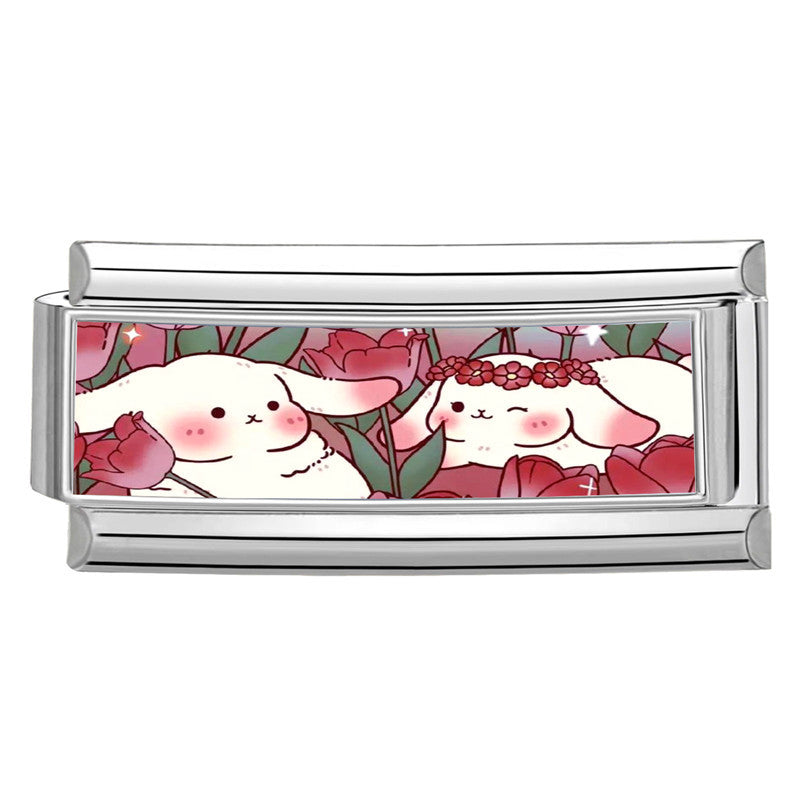 Wholesale 9mm Italian Charm Starter Bracelets DIY Long Terms Stainless Steel Composable Bracelet