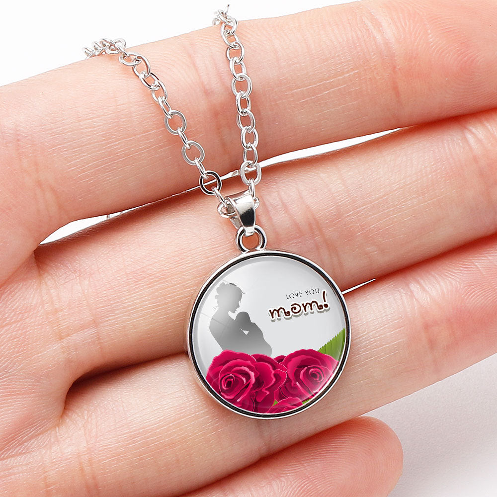 Wholesale  accessories MOM love MOM love pendant necklace