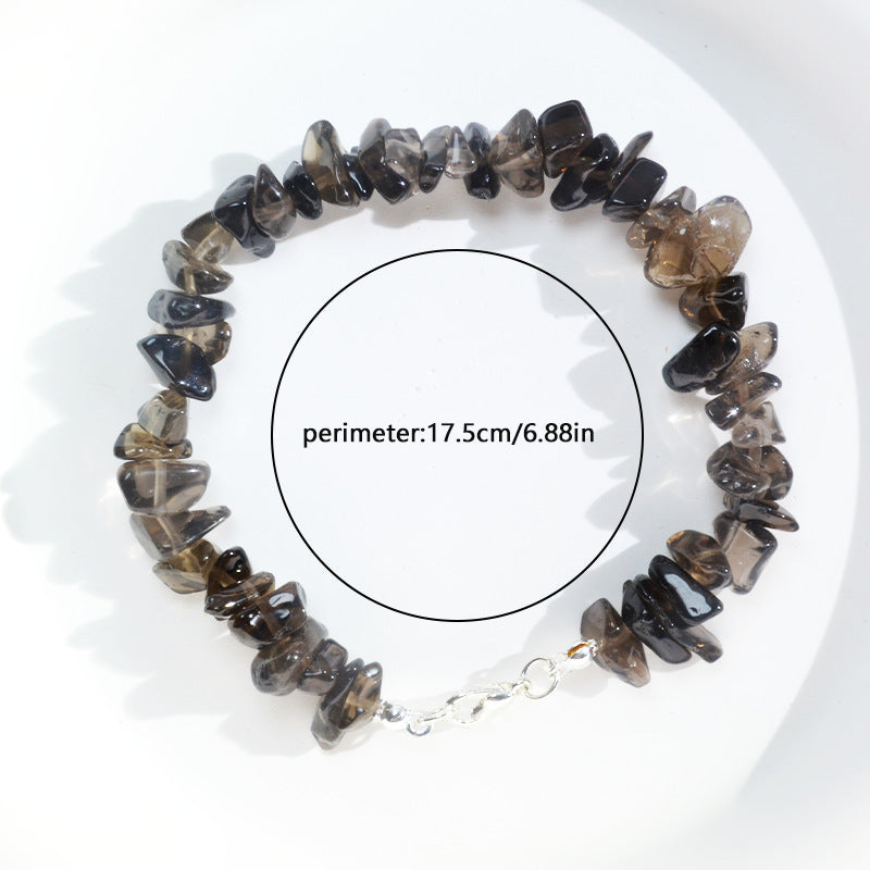 Wholesale Bohemian Colored Natural Stone Crushed Stone Bracelet ACC-BT-XA001