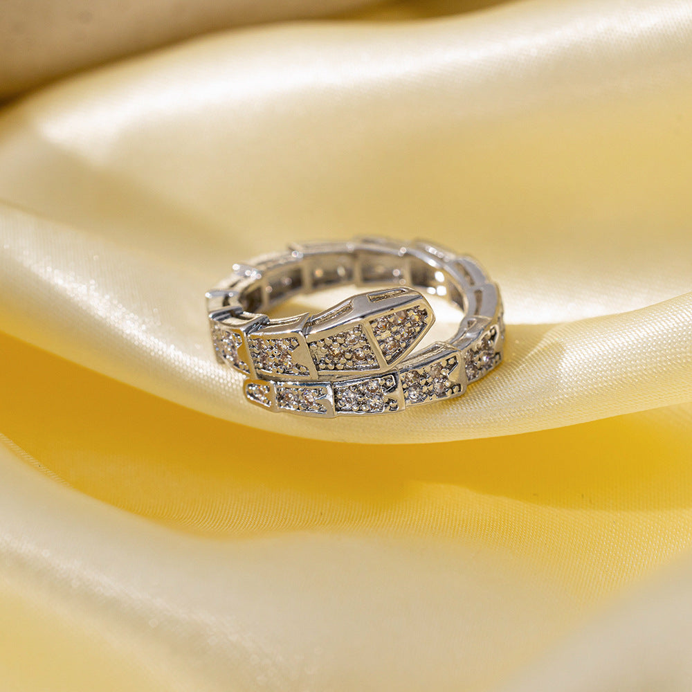 Wholesale Non-fading Open Adjustable Ring ACC-RS-QiYun001