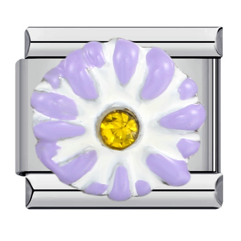 Wholesale Italian Charm Bracelet 9mm DIY Splicing Removable Micro-set Colored Diamond Stainless Steel Composable Bracelet