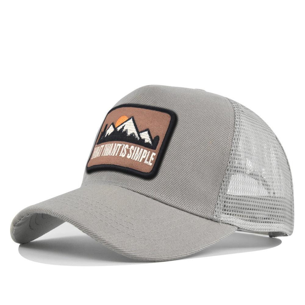 Wholesale Embroidered hill animal summer sunshade net hat