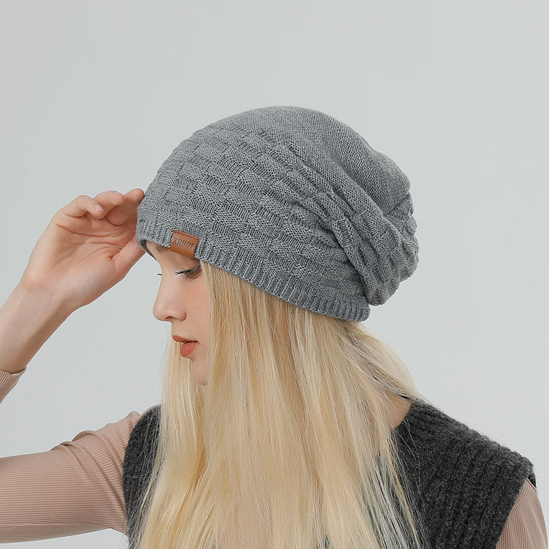 Wholesale  Knitted Hat Woolen Thread Turtleneck Cap