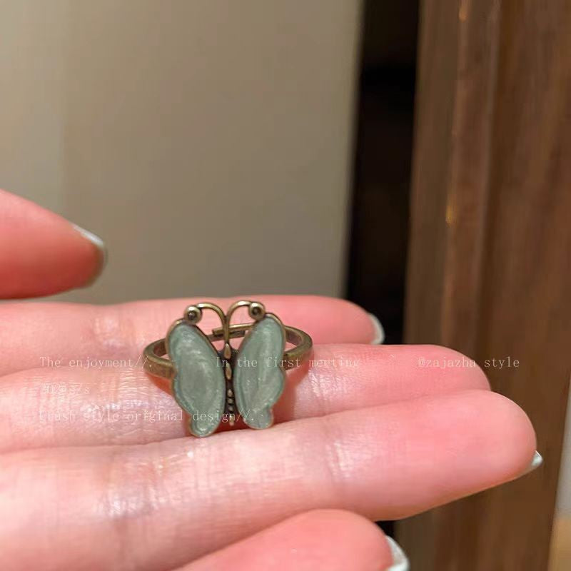 Wholesale Red  Cute Bow Love  Alloy Ring