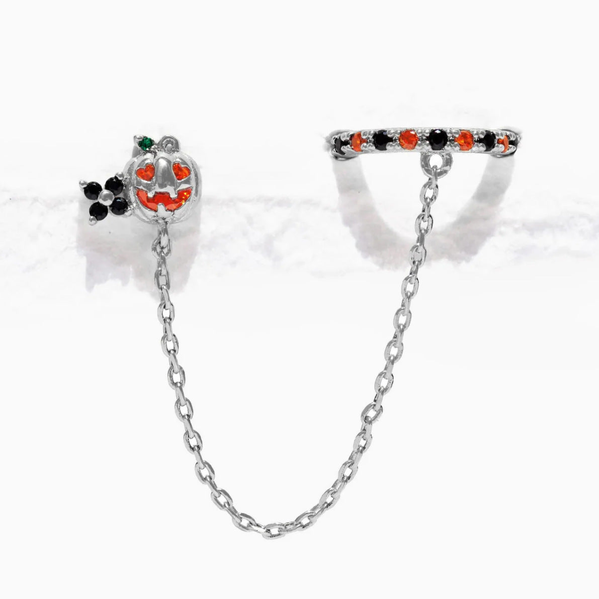 Wholesale Halloween Black Cat Pumpkin Skull Head Earrings