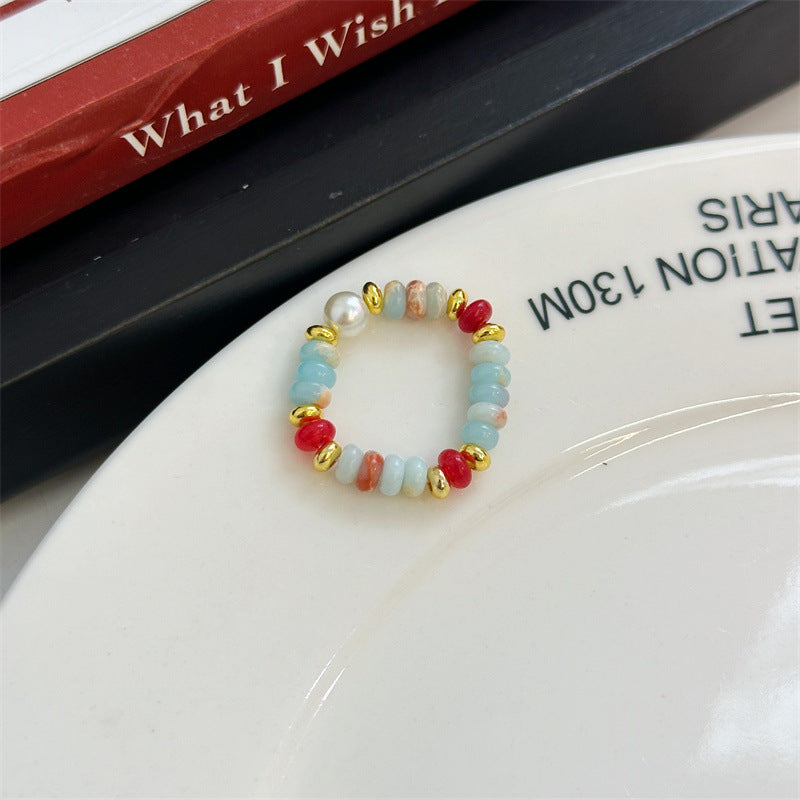 Wholesale Turquoise Beaded Ring