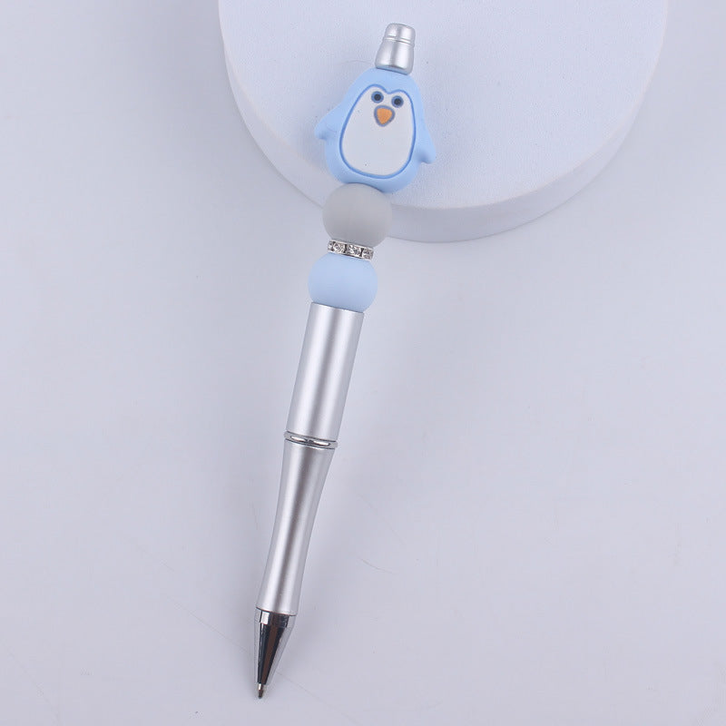 Wholesale  creative cartoon animal Kaola elephant silicone beads beaded pen