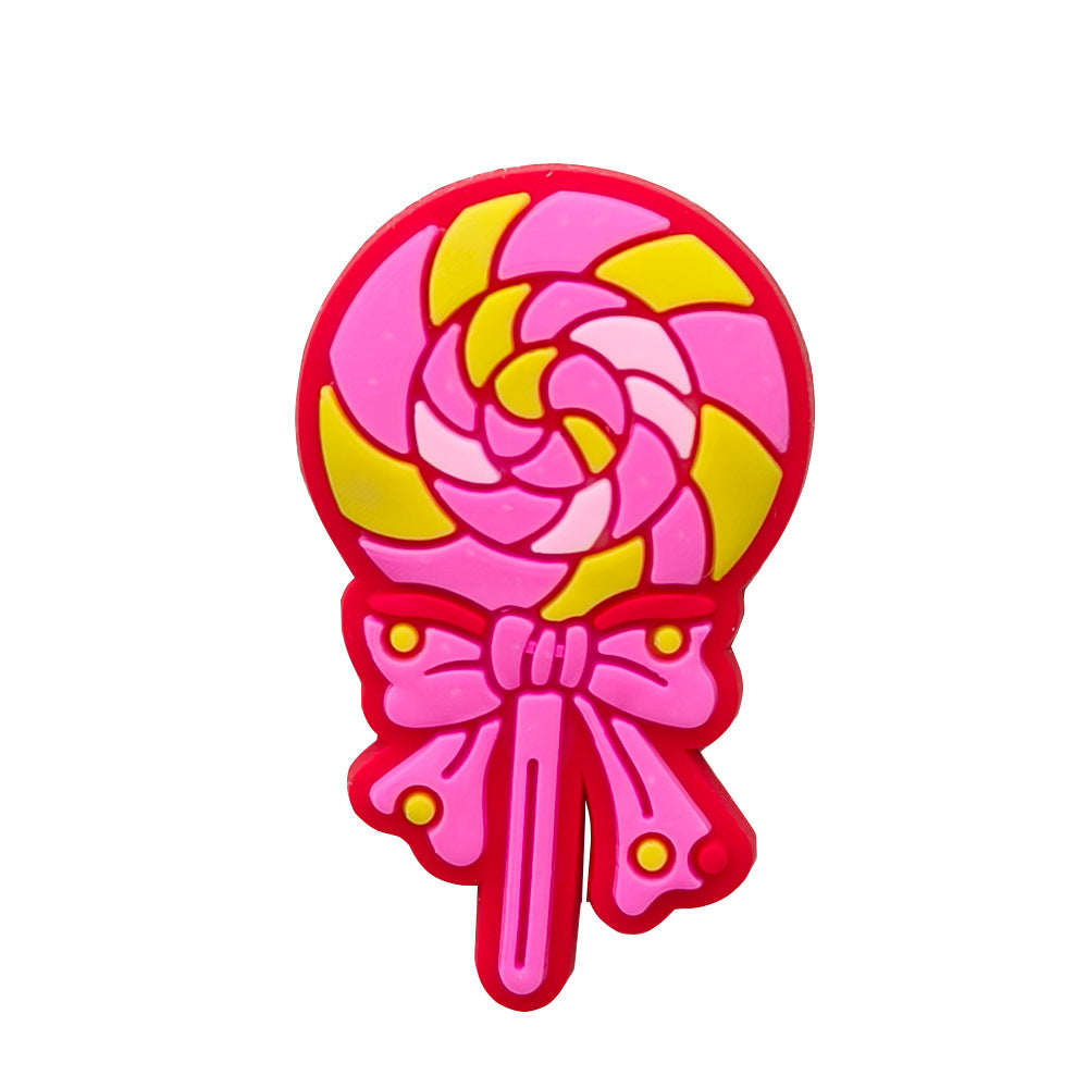 Wholesale Random 10pcs Cute Cartoon Candy Series Shoe Accessories Shoe Charms