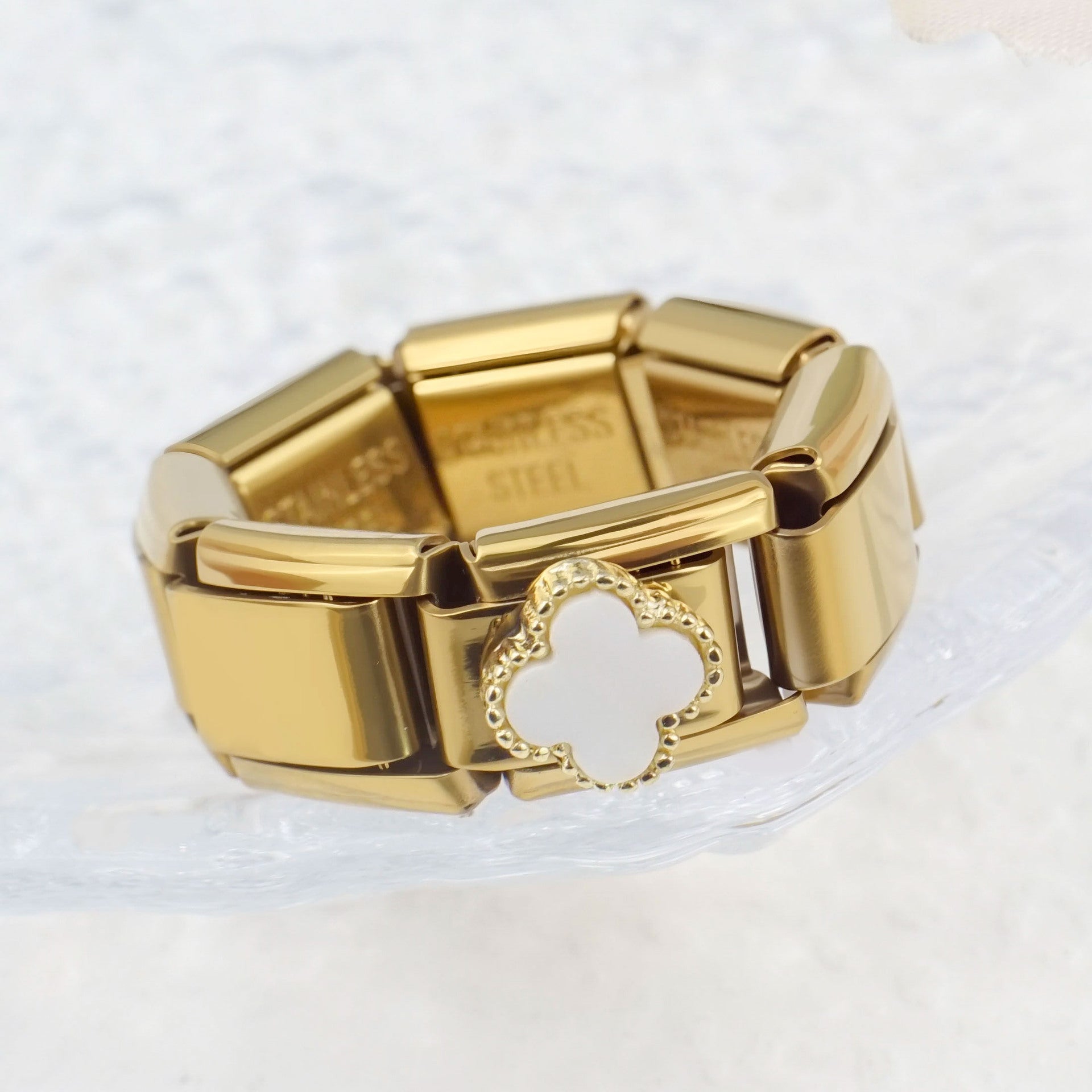 Wholesale Italian Module Bracelet DIY Elastic Ring Free Splicing Assembly Chain Italy Charms