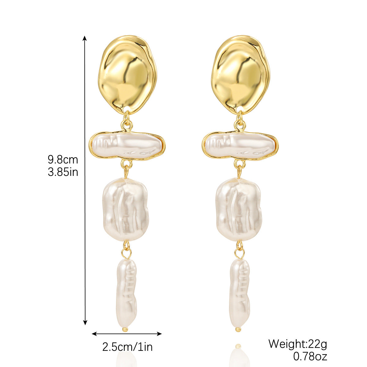 Wholesale Exaggerated Pearl Earrings Statemente Earrings ACC-ES-ManYi005