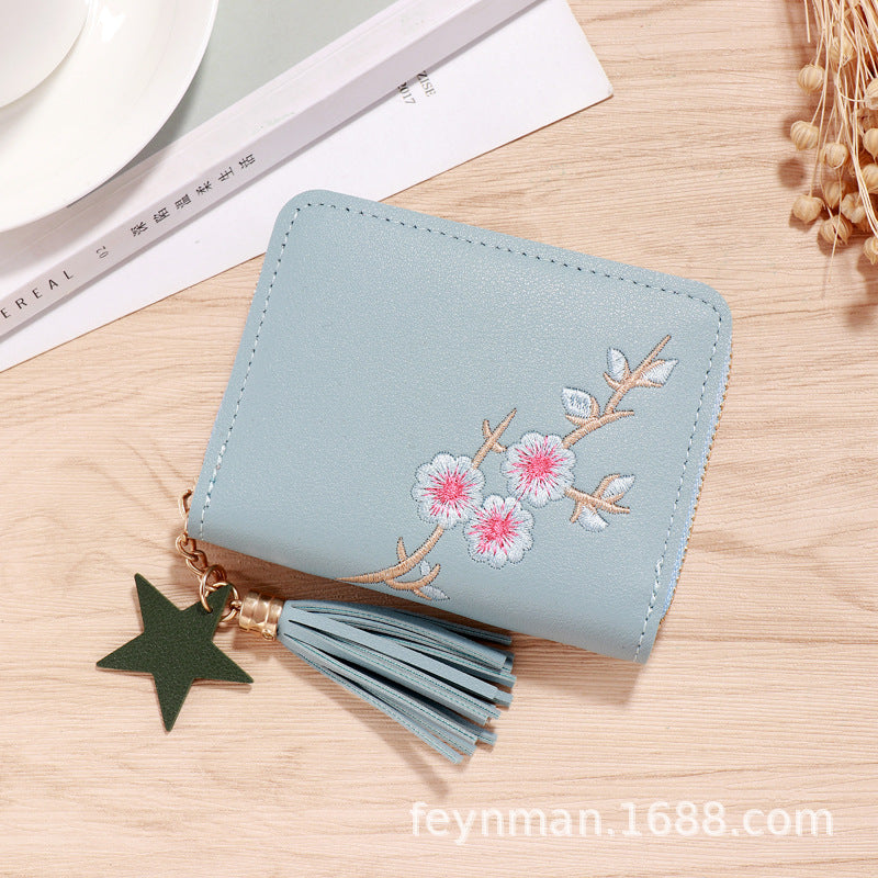 Wholesale PU faux leather card holder short wallet