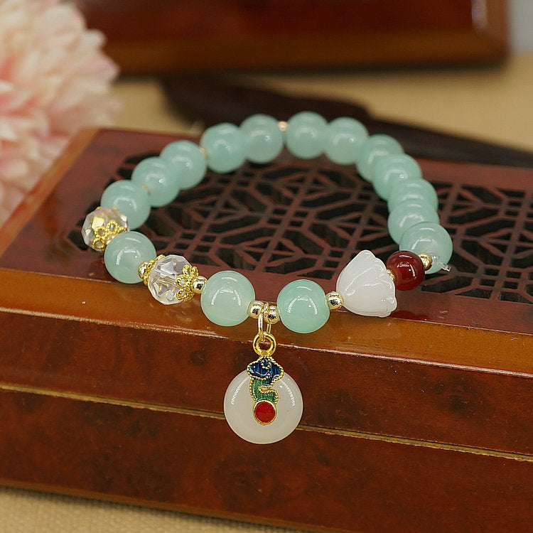 Wholesale Mixed Material Glass Inlay Jewelry Accessory Resale Gift