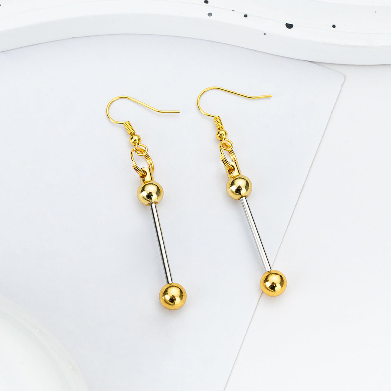 Wholesale Four color diy beaded earrings