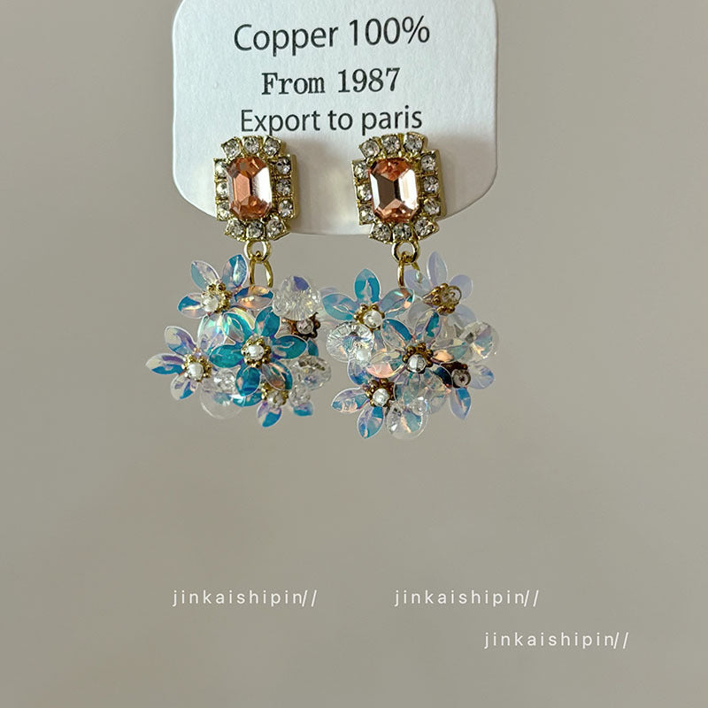 Wholesale  Super Fairy Flower Pendant Earrings