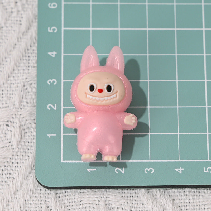 Wholesale 10pcs Rubber Cute Cartoon Beads DIY Bead Accessories