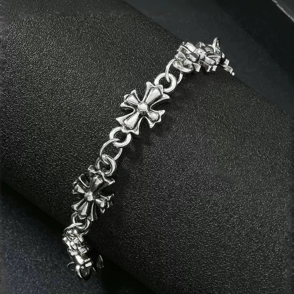 Wholesale Alloy Cross Bracelet Unisex Vintage Fashion Jewelry Accessory Gift Travel Souvenir